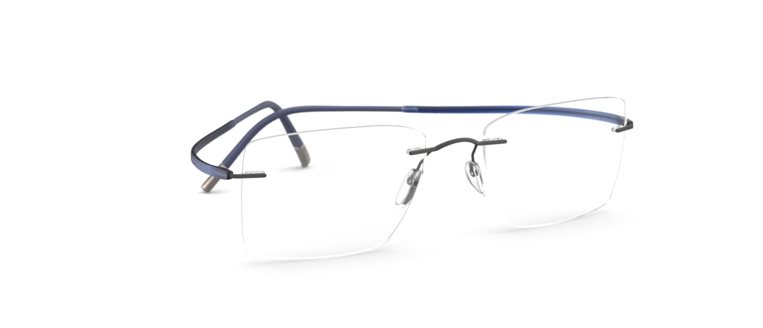 silhouette rimless 5523 essence eyeglasses in white